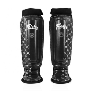 Latest Model Fair tex Shin Pad Guard Genuine Cowhide Leather Lightweight Eco-Friendly Protection Gear Custom Logo <b>Training</b> - Product Image 2