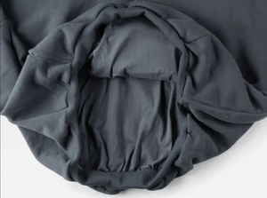 Tendance : Sweat à capuche 100% Coton Polaire, Design Unique Effet Vieilli, Grande Taille, Épaules Tombantes, Délavé à l'Acide, Gaufré, Coupe Courte, Personnalisable, Printemps - Product Image 5