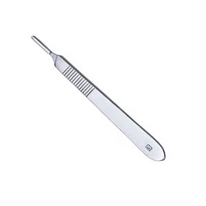 Hojas Quirúrgicas Estériles # Mango para bisturí 15C BP # 3 Instrumentos Quirúrgicos ORL Manuales de Acero Inoxidable Alemán con Certificación CE - Product Image 3