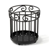 Porte-couverts en fer de qualité supérieure pour la décoration de cuisine moderne, offrant une construction robuste et une solution élégante de rangement pour ustensiles