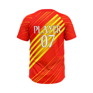 ชุดยูนิฟอร์มเบสบอลซอฟต์บอลแบบสั่งทำพิเศษ ป้องกันแบคทีเรีย พิมพ์ลายตามต้องการ ผ้าโพลีเอสเตอร์ 100% ระบายอากาศได้ดี แห้งเร็ว สำหรับทุกเพศ - Product Image 6