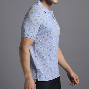 Chemises pour hommes avec logo personnalisé, mélange polyester/coton, jersey à manches courtes, anti-plis, doux, respirant, décontracté, business - Product Image 6