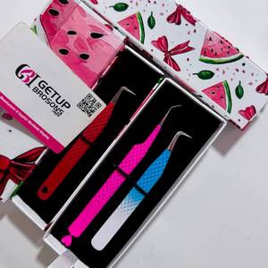 Colección Fresh Lash: Pinzas de Diseño Melón de Agua para Volumen de Pestañas de 90 Grados y Aislamiento en Ángulo de 45 Grados - Product Image 4