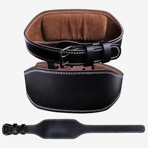Cinturón de Cuero Profesional para Levantamiento de Pesas, para Hombres y Mujeres, Soporte Lumbar para Ejercicios de Sentadillas y Peso Muerto, Equipo de Seguridad para Fitness - Product Image 1