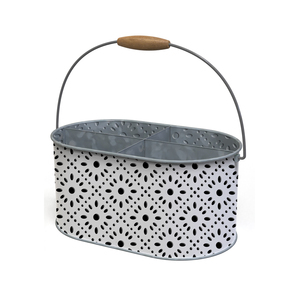 Soporte de hierro personalizado para herramientas con amplio almacenamiento dividido y diseño portátil - Product Image 2