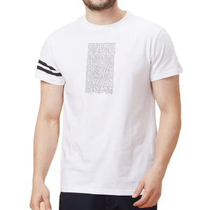Camiseta de Hombre de Alta Calidad 100% Algodón con Cuello Redondo, Logotipo Personalizado, Impresión Digital, Manga Corta, Corte Regular, Tejido de Punto - Product Image 1