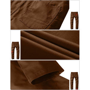 Pantalon chino pour homme avec logo personnalisé, coton coloré, élasthanne, respirant, coupe droite, pantalon chino pour affaires, mariage - Product Image 3