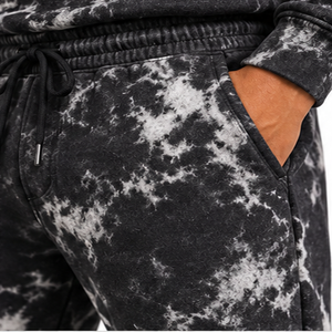 Tie Dye Tracksuit <b>Set</b> with Pullover Hoodie and Tapered <b>Joggers</b> Everyday Casual Sportswear for Men and <b>Women</b> Wholesale for Retail - Product Image 5