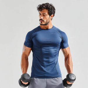 Long Sleeve <b>Compression</b> Rash Guard 100% Polyester Workout Athletic <b>Shirt</b> Men's Quick Dry Crew Neck <b>Compression</b> <b>Shirts</b> Men - Product Image 3