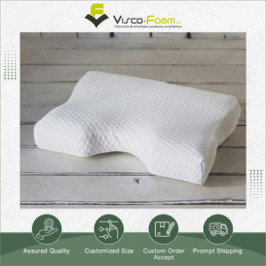 Nueva llegada de almohadas de cama de espuma viscoelástica de poliéster y algodón de estilo lujoso y excelente calidad, del fabricante español. - Product Image 4