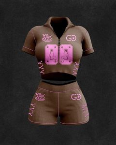 2026 Women's 2-Piece Street Sportswear <b>Set</b> Hooded Full-Sleeve T-Shirt and Knee-Length Shorts Breathable Non-Pilling - Product Image 5