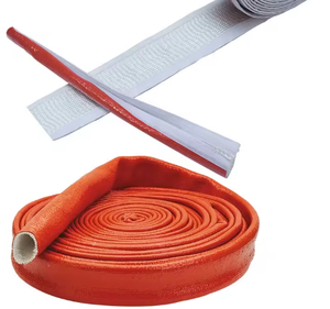 Manchon en fibre de verre ignifuge et résistant à la chaleur avec revêtement en caoutchouc silicone, homologué 600V - Product Image 5