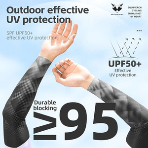 Mangas de Béisbol Elásticas para Deportes al Aire Libre con Protección UV, Tejido de Secado Rápido que Absorbe la Humedad, Color Negro y Gris, Nuevo Producto OEM - Product Image 5