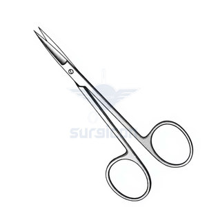 Tijeras Quirúrgicas Iris Fine de 10.5 cm (4-1/4 Pulgadas), Afiladas, Curvas y Planas, para Corte de Precisión - Product Image 6