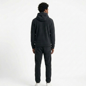 Ensemble de survêtement 2 pièces pour homme : sweat à capuche et pantalon de jogging en polaire – Confortable, décontracté, personnalisable, OEM, vente en gros, fabricant - Product Image 2