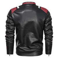 Jaket Kulit Asli Pria Musim Semi, Lapisan Formal Kerah Bulat, Model Slim, Tahan Air, Tahan Angin, Bernapas, Bagian Depan Dapat Disesuaikan