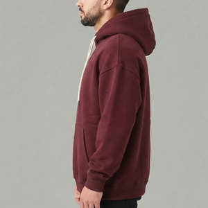 Introducing Men Heavyweight Hoodies High Quality <b>Thick</b> <b>Fleece</b> Pullover Hoodie Soft Comfortable Warm Casual Clothing - Product Image 3