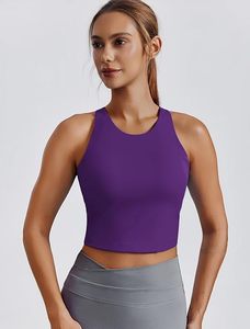 Top Deportivo Corto para Mujer, Estilo Racerback, Transpirable, de Secado Rápido, Sin Costuras, para Yoga y Entrenamiento - Product Image 2
