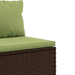 Juego de 4 Sofás de Jardín Marrón y Verde, Elegante Conjunto de Sofás para Exteriores - Product Image 6