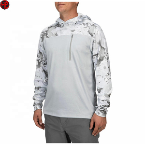 Sudadera con Capucha para Pesca, Protección Solar UPF 50, Secado Rápido, Transpirable, Anti-UV, Estampado de Camuflaje, Ropa de Pesca para Hombre - Product Image 1