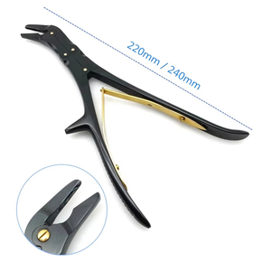 เครื่องมือตัดกระดูกแบบใช้ซ้ำได้ พรีเมียม สติลล์ ดับเบิ้ลแอคชั่น โบน รอนเจอร์ส ผลิตจากเหล็กกล้าไร้สนิมเคลือบสีดำ สำหรับศัลยกรรมกระดูก ได้รับมาตรฐาน CE ISO - Product Image 5