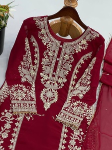 Tenues Salwar en georgette décontractées de qualité export indienne pour les fêtes et les festivals, provenant d'un fournisseur indien - Product Image 6