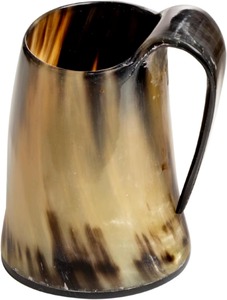 Taza Artesanal Rehman Craft de Cuerno de Búfalo Rústico Ecológico, Pulida con Forma Natural, para Fiestas, Hogar, Cerveza, Vino, Café, Bar, Regalo - Product Image 3