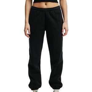 Jogging d'hiver personnalisé en molleton de coton pour femme, style streetwear, respirant, séchage rapide, écologique, poids lourd - Product Image 1