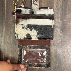 กระเป๋าสตางค์หนังวัวบางกะทัดรัดทำจาก PVC ที่ใส่บัตรเครดิตกระเป๋าสตางค์เหรียญพร้อมพวงกุญแจคล้องข้อมือทรงกลมสำหรับผู้หญิง - Product Image 6