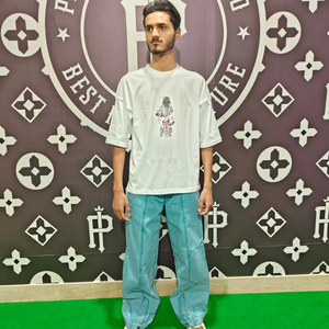 Denim Manufacturer Custom Vintage Wash Blank Oversized <b>Jeans</b> Streetwear Straight Wide Leg Baggy Cotton Denim Pants <b>Jeans</b> for Men - Product Image 1