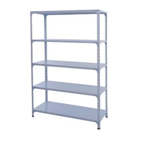 Estante de Almacenamiento Vertical de Acero Resistente sin Respaldo, Pulido, para Exhibición en Supermercados, Tiendas de Conveniencia y Almacenes - Product Image 1