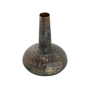 Florero de Metal Hecho a Mano, Diseño Floral Contemporáneo de Primera Calidad para Flores Frescas, Botánicos Secos, Flores Artificiales y Plantas - Product Image 4