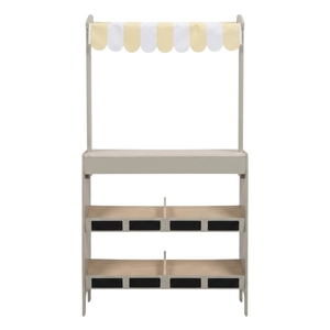 Juguete de Madera Ecológico de Puesto de Mercado para Niños, Juego de Imitación de Tienda de Comestibles, Juguete Educativo Montessori, Vietnam - Product Image 1