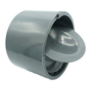 Válvula de PVC Antirretorno Resistente a la Corrosión Kansaikako, Tamaño de Puerto 200A para Tubería VU, Protección Contra Inundaciones, Origen Japón, Modelo KV-026-200-VUG - Product Image 1