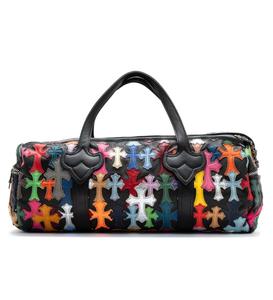 Bolso de Viaje Oxford con Patrón Cruzado Vintage, Bolso de Hombro con Cremallera, Correa Ajustable, Bolso de Mano Unisex para el Tiempo Libre - Product Image 1