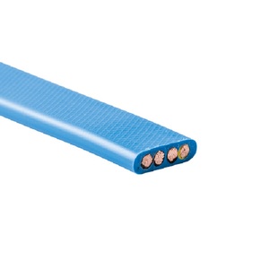 Câble plat festonné basse tension CMK 750V, 16 AWG, matériau GI, haute flexibilité, 10A, 70°C, pour applications industrielles et ascenseurs - Product Image 1