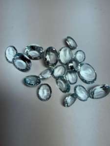 Aguamarina Natural, Corte Esmeralda Ovalado, Facetada, Tamaño Libre, Piedra Preciosa |   Piedra de Aguamarina Azul Suelta para Joyería y Venta al por Mayor - Product Image 6