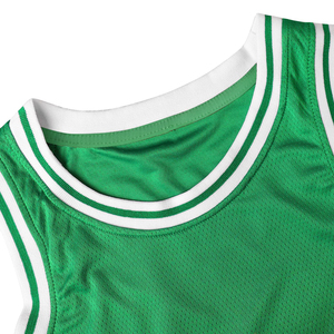 Vente en gros de maillots de basket-ball pour hommes de haute qualité, 100% polyester, maille, design personnalisé, sans manches, avec poignets côtelés - Product Image 4