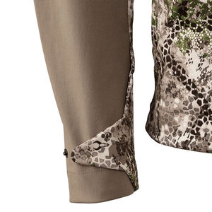 Veste de chasse pour homme à fermeture éclair intégrale, imprimé géométrique, en softshell respirant, polyester, vêtements d'extérieur, manches longues, à capuche, pour l'automne - Product Image 5