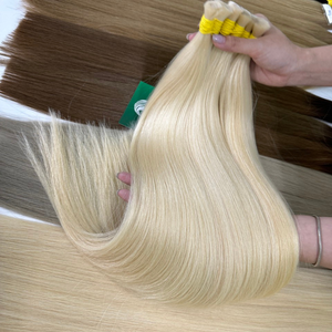 Cuticules cheveux alignés de qualité supérieure en vrac vietnamien cheveux naturels blonds 613 vierge cuticule alignée extension de cheveux humains - Product Image 4