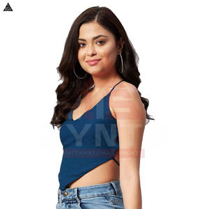 เสื้อครอปท็อปผู้หญิงสั่งทำโลโก้ได้ ผลิตจากโรงงานใหม่ ราคาดีที่สุด ดีไซน์ใหม่ทันสมัย - Product Image 5