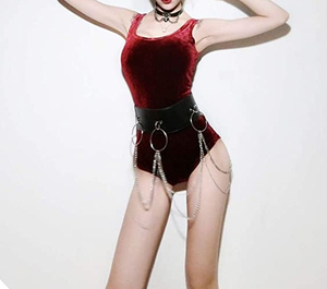 Body Moldeador de Una Pieza, Ajustado, Elástico, de Secado Rápido, Transpirable, Sin Costuras, para Danza del Vientre - Product Image 4