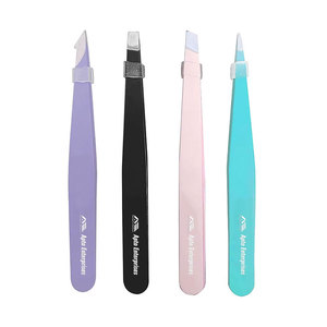 Set de Belleza de Marca Privada que Incluye Rizador de Pestañas y Pinzas, Kit de Depilación de Cejas de Acero Inoxidable Ecológico y de Venta Caliente - Product Image 1