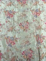 Tissu en Chiffon Brodé à Imprimé Floral 100% Polyester, Matière Textile Douce et Fluide pour Robes et Vêtements de Mariage