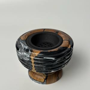 Quemador de incienso Zaydan Heritage, Mubkhar artesanal exclusivo de resina con diseño de inspiración árabe para fragancia de Oud, estilo Majlis - Product Image 2