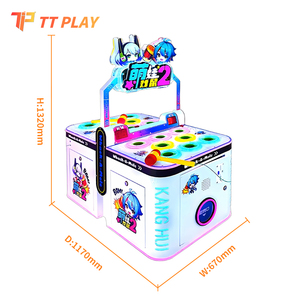 <span class=keywords><strong>Gioco</strong></span> Arcade Commerciale Whack A Mole per 2 Giocatori, Cabinet in Metallo, Velocità Regolabile, <span class=keywords><strong>Gioco</strong></span> di Reazione per Bambini e Sale Giochi - Product Image 3
