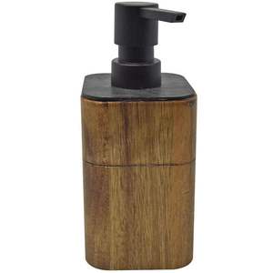 Contemporary Designer PolyWooden <b>Dispense</b> <b>Bathroom</b> <b>Set</b> White Finish Modern Bath & Toilet Supplies Decor - Product Image 1