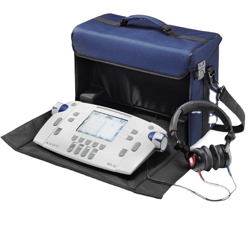 Hoge Precisie Medische Professionele Gehoortest Diagnostische Machine Draagbare Klinische Audiometer Ma 42