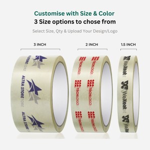 Cinta Adhesiva Transparente Impresa Personalizada, Cinta de Embalaje BOPP con Logotipo Impreso - Product Image 1