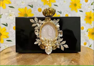 Bolsos de Mano Modernos para Fiesta, Color Blanco, Modelo Nuevo, Bolsos Metálicos para Mujer, Bolsos de Mano Pequeños para Mujer, Venta al Por Mayor, BY MULTI CRAFT - Product Image 4